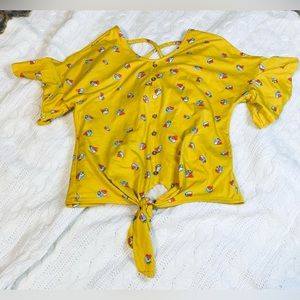 Self Esteem Medium Strawberry halter top